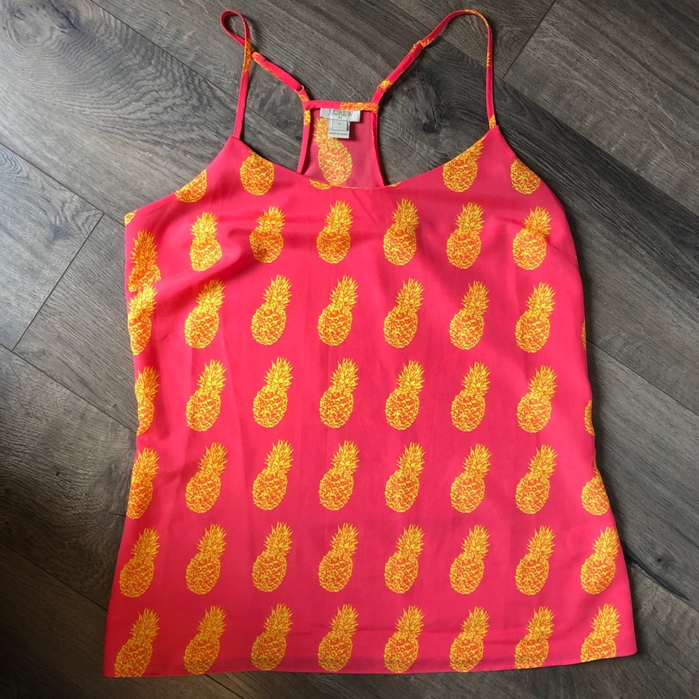 ✨HP✨ Adorable Pineapple Tank from J. crew 🍍 Size 2 - Picture 1 of 4